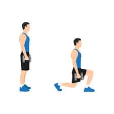 Dumbbell Lunges